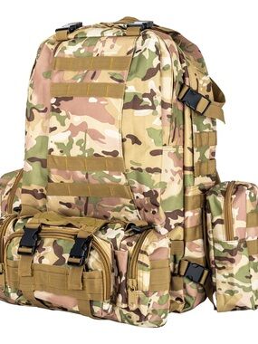 Mad Man Camouflage Tactical Backpack - Multicam Camo Rucksack